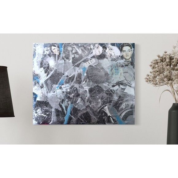 Original Elvis Presley Modern Abstract Artwork by Artist Frankie Cervantes